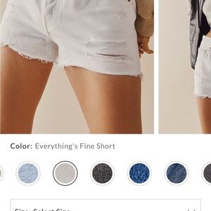 Distressed Levi 501 shorts NWT